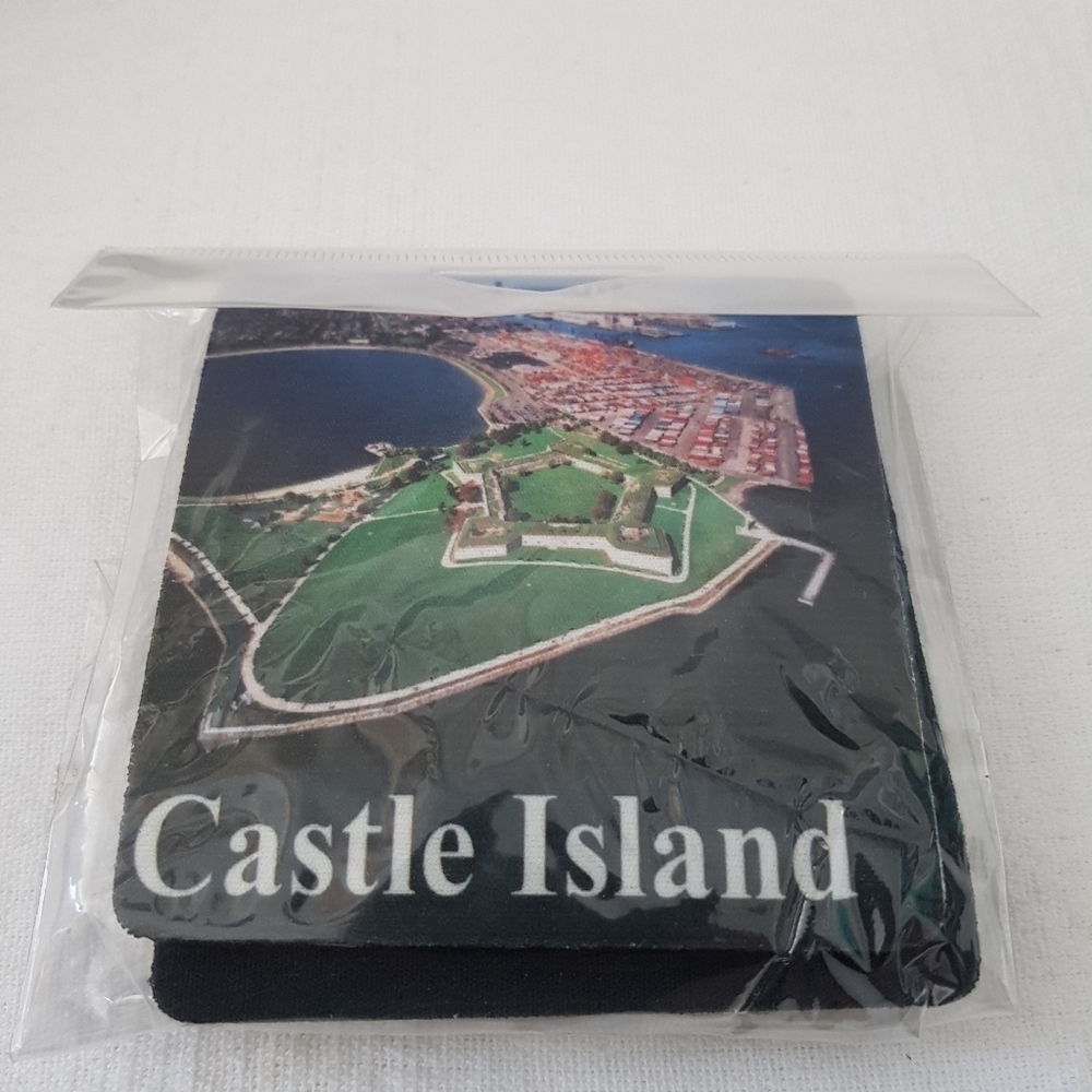 2 new Castle Island square coasters 4/$25